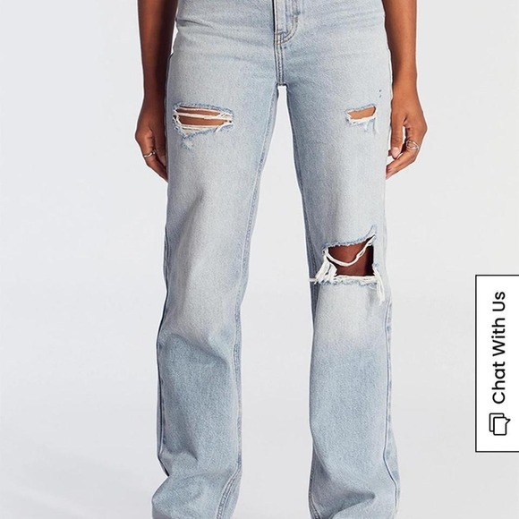 PacSun Denim - Pacsun 90s boyfriend jeans Grunge High-waisted blue denim‎ jeans